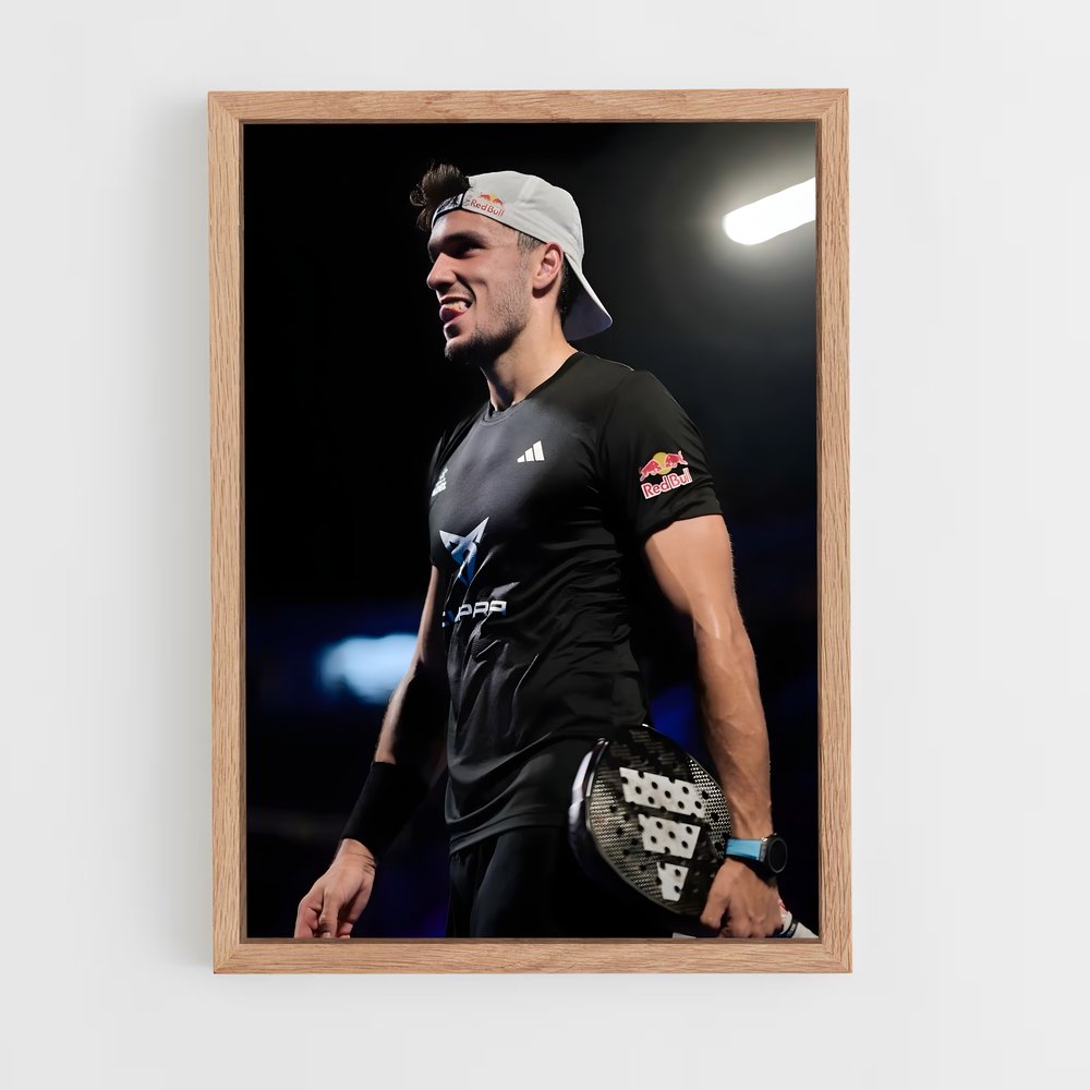 Poster Alejandro de galan – affiche Padel (vue 4)